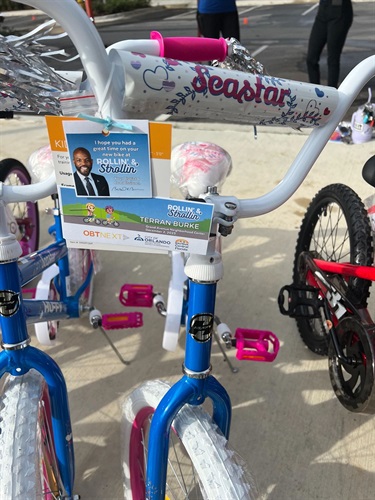District 6 bike giveaway